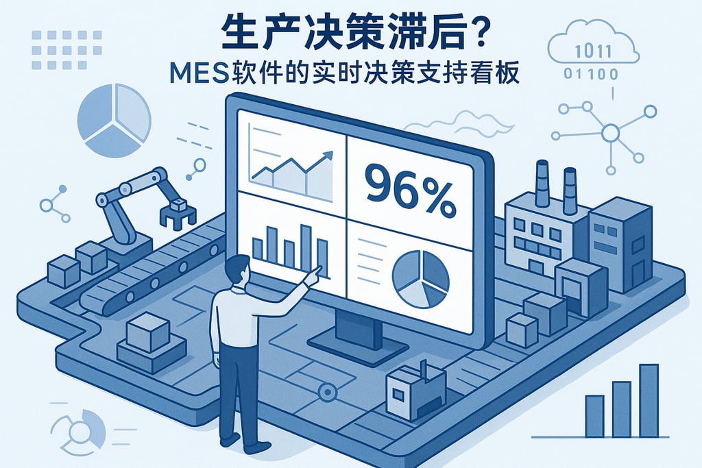 生产决策滞后？MES软件的实时决策支持看板  